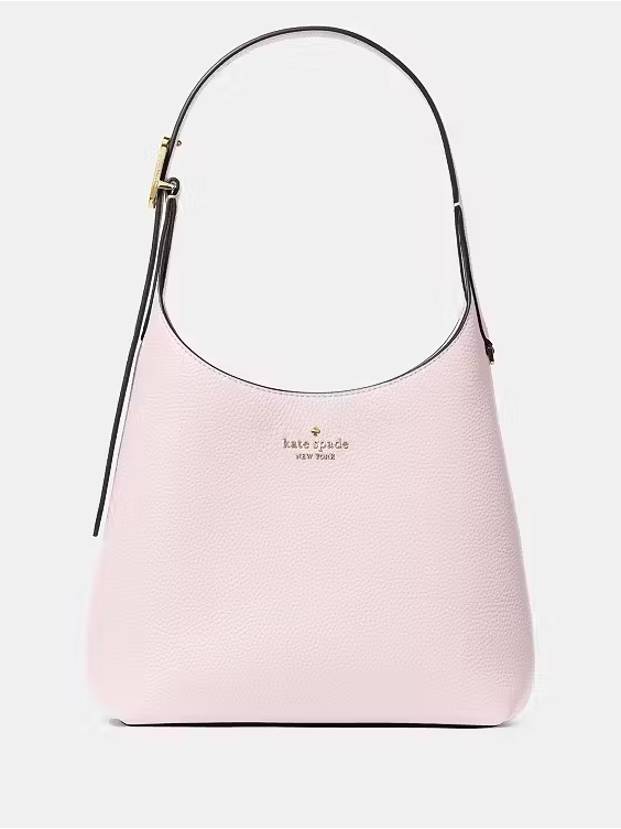 Kate Spade New York 454 Pebbled Leather Small Shoulder Bag, Pink New Nwt